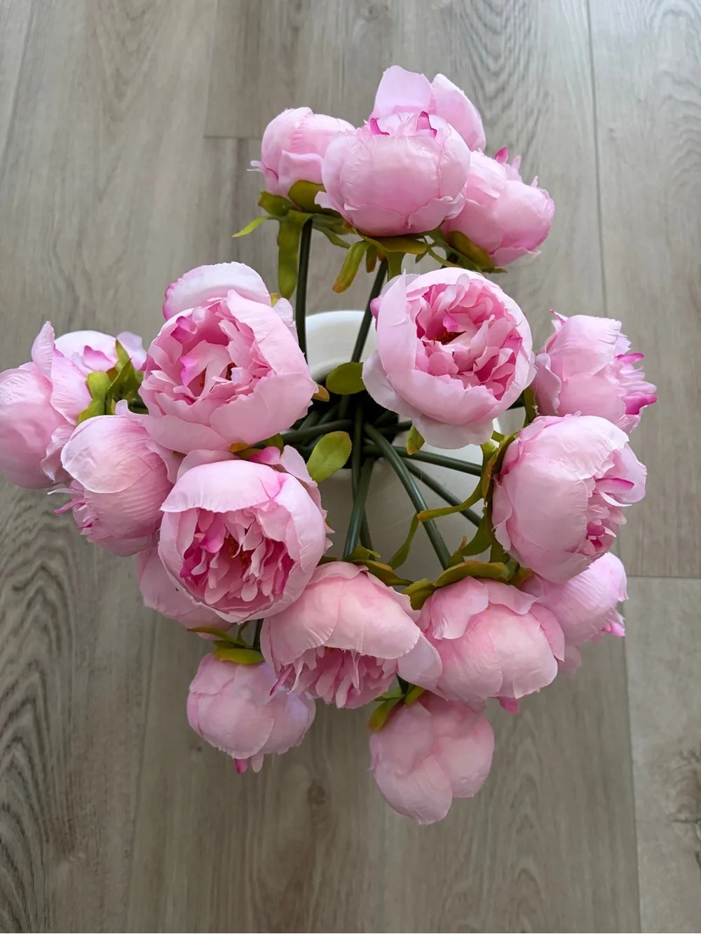 Artificial Pink Peony Bouquet